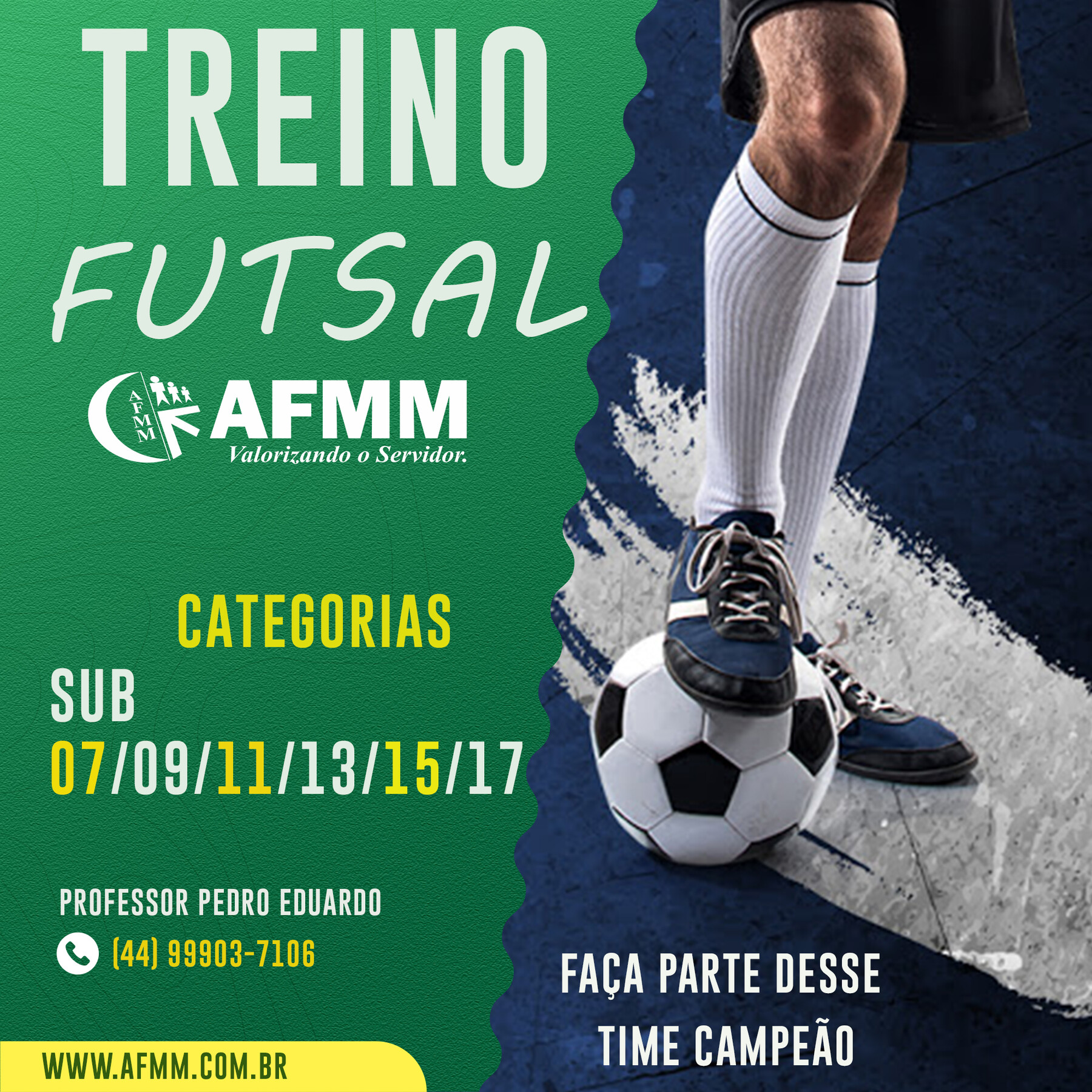 Treino de Futsal
