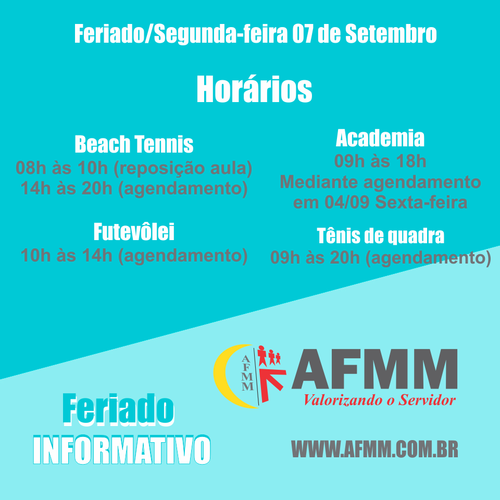 Feriado 07 de Setembro