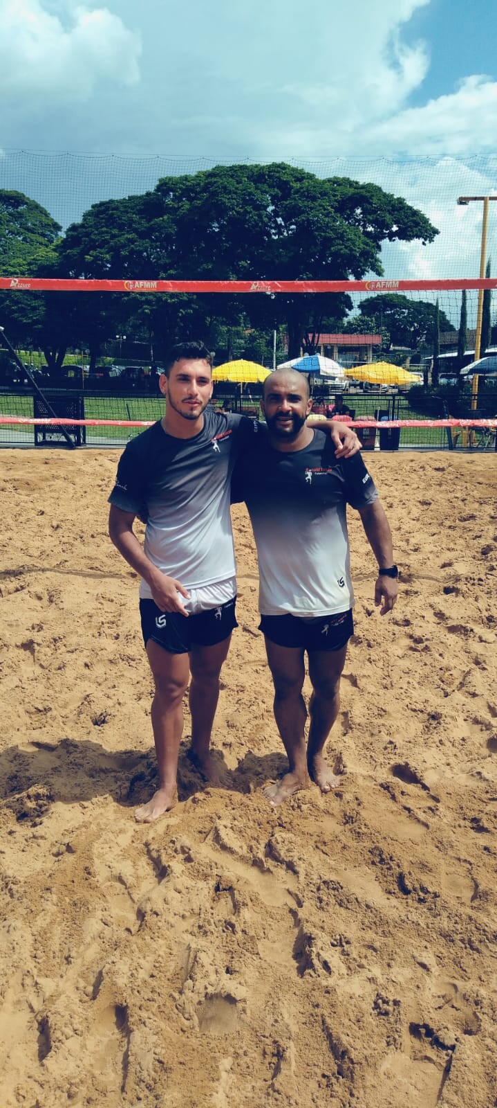 Ronald e Cabe�a s�o os campe�es do Futev�lei categoria "A"