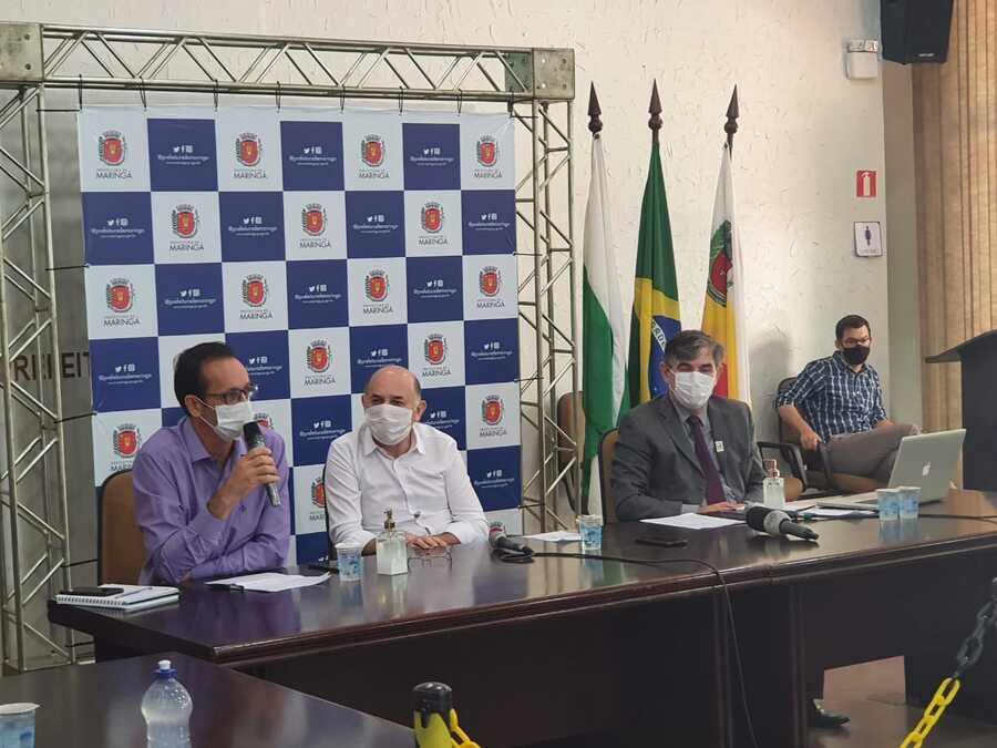 Prefeitura de Maring� anuncia novas medidas restritivas para conter a covid-19