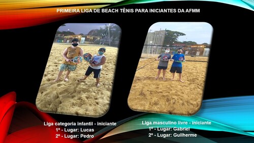 1� Liga de Beach T�nis Infantil e livre da AFMM