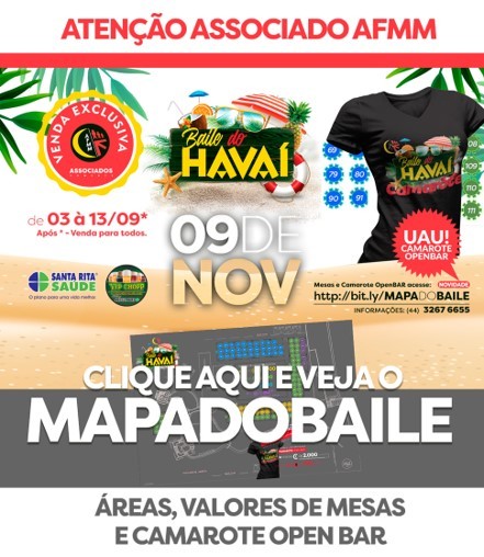 In�cio das vendas - Baile do Hava�