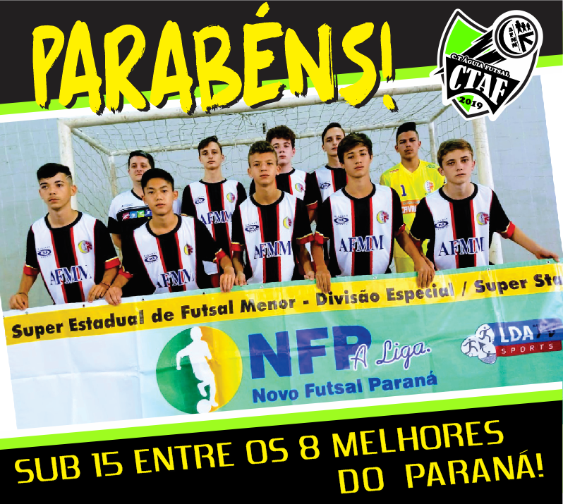 Sub-15 da AFMM disputou a�fase final da NFP e fica entre os melhores do Paran�