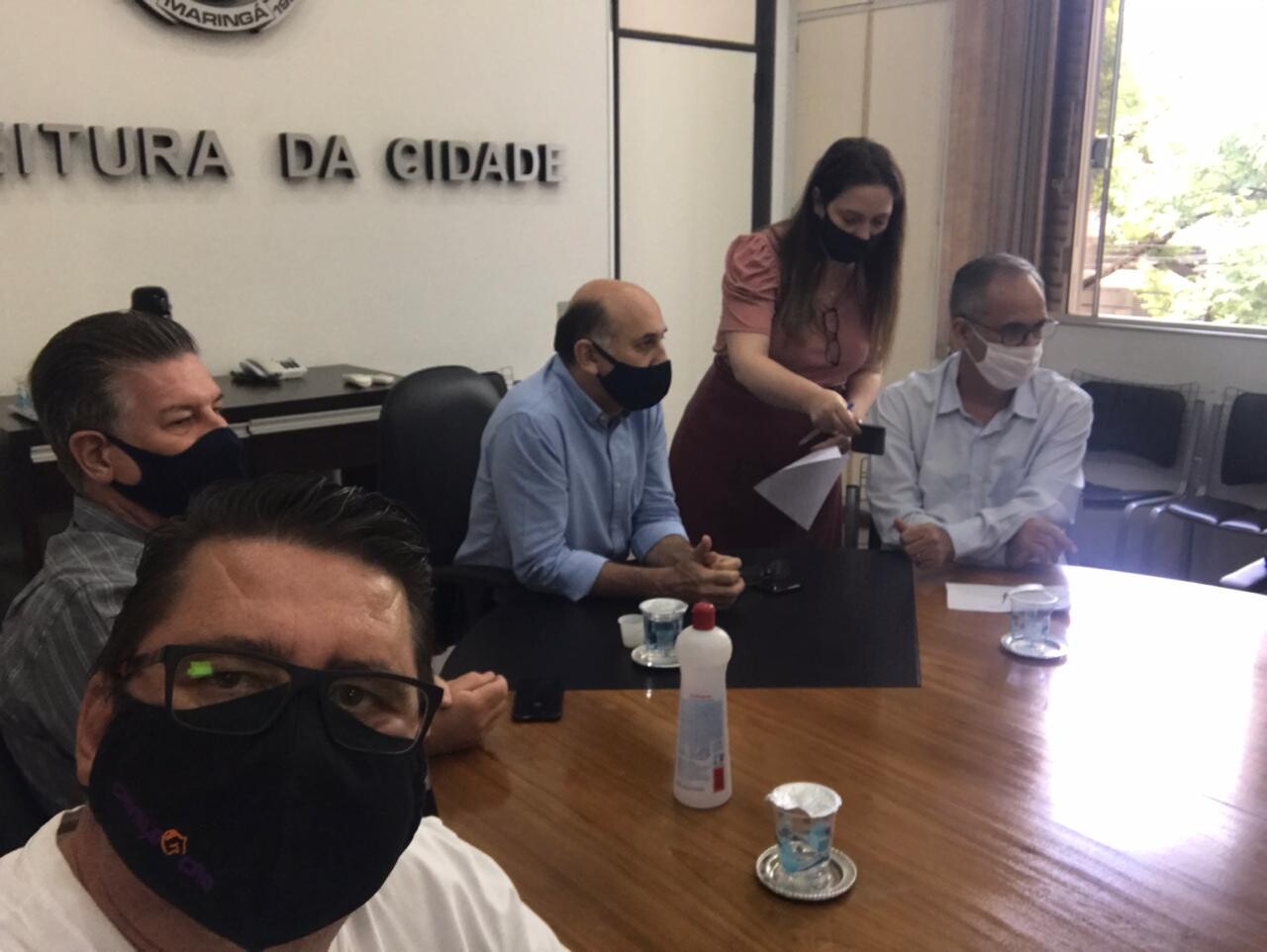 Presidentes dos Clubes reuniram com administra��o para tratar sobre Covid-19