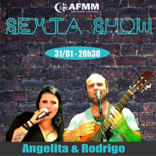 Angelita e Rodrigo fazem show hoje (31) na Lanchonete da AFMM