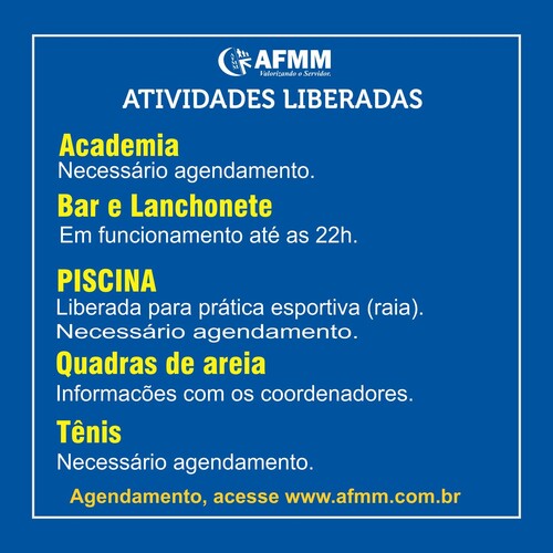 Confira as atividades liberadas