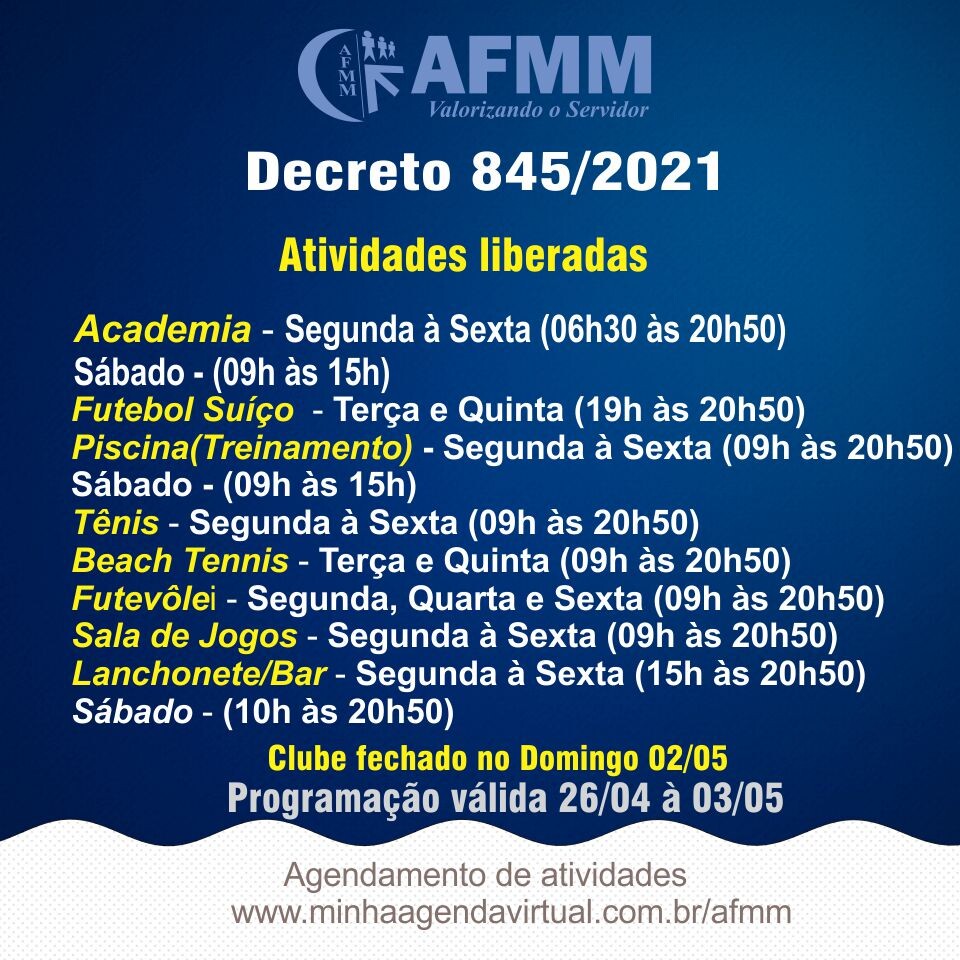Atividades Liberadas