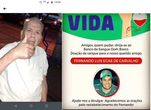 Nota de Falecimento: JOSE MARIA BARRETO e FERNANDO LUIS EGAS DE CARVALHO