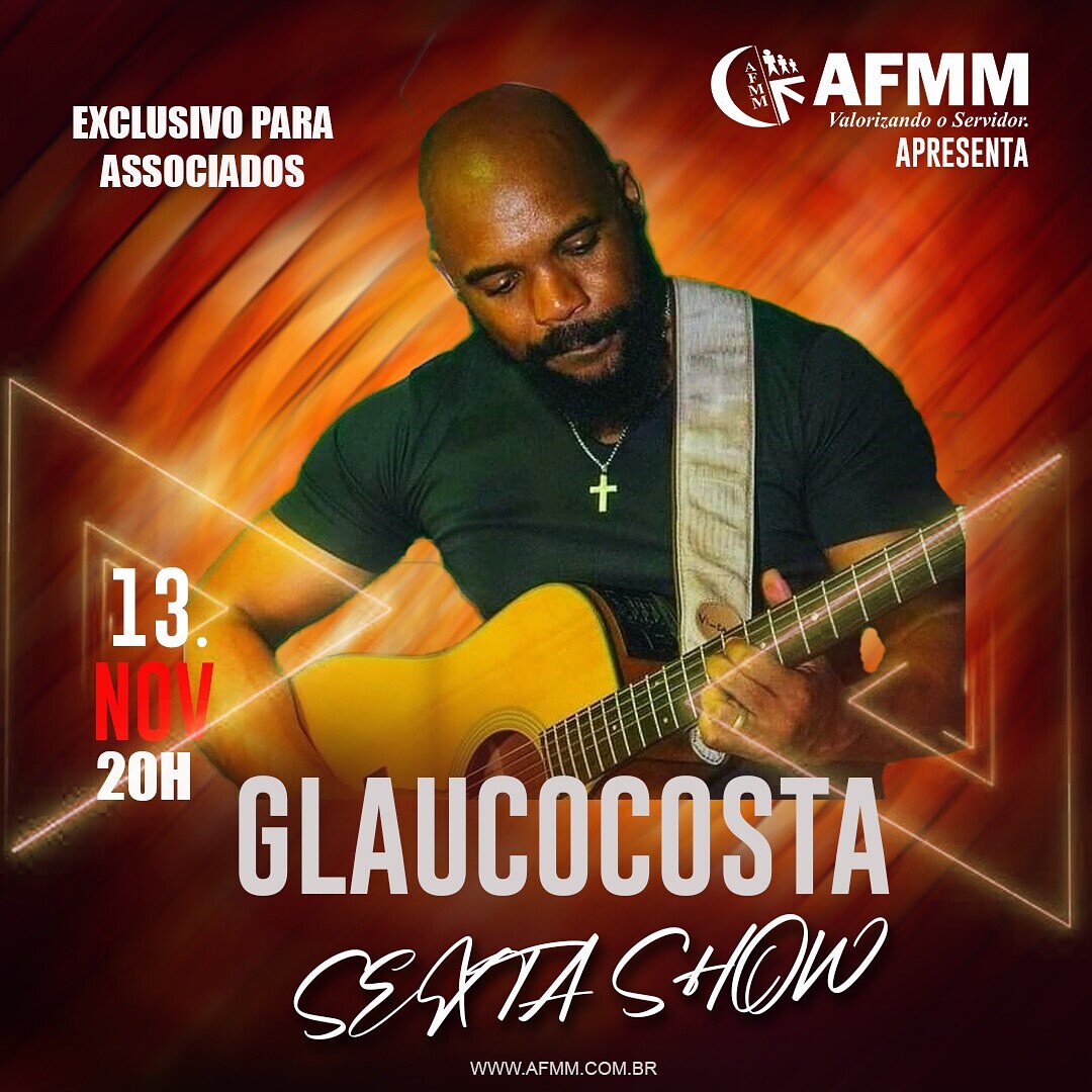Glauco Costa nesta sexta na Lanchonete AFMM