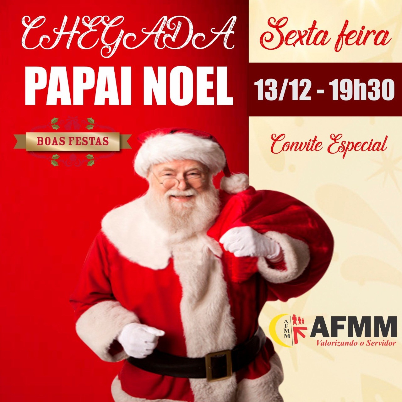 Chegada do Papai Noel na AFMM