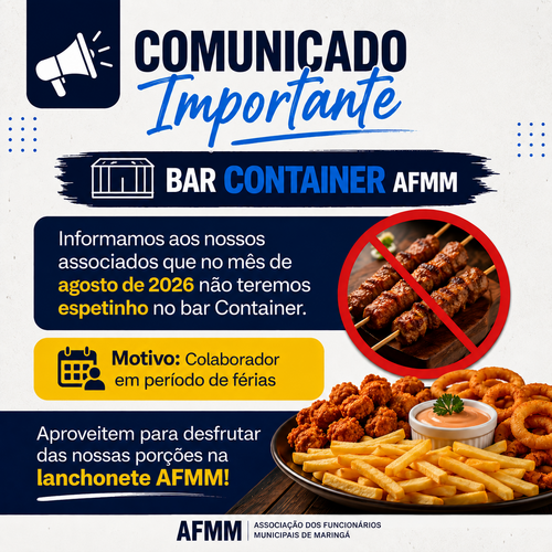 COMUNICADO IMPORTANTE