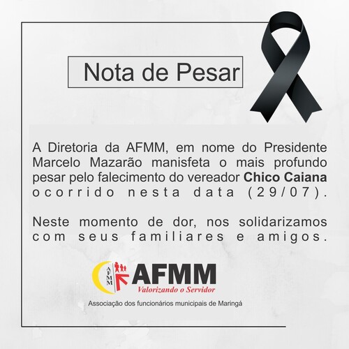 Nota de Pesar