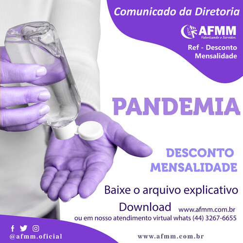 Desconto de mensalidade