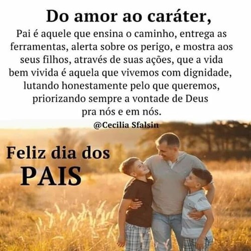 Parab�ns � todos os Pais da fam�lia AFMM