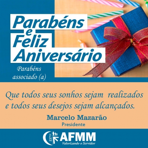 Parab�ns aos aniversariantes do dia 28 de abril de 2020
