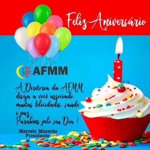 S�cios da AFMM aniversariantes dos dias 06 e 07 de dezembro