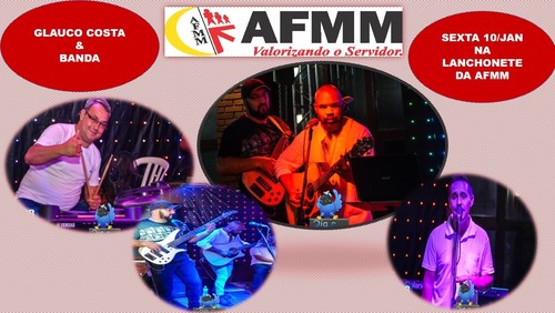 Glauco Costa e Banda faz show nesta sexta (10) na Lanchonete da AFMM