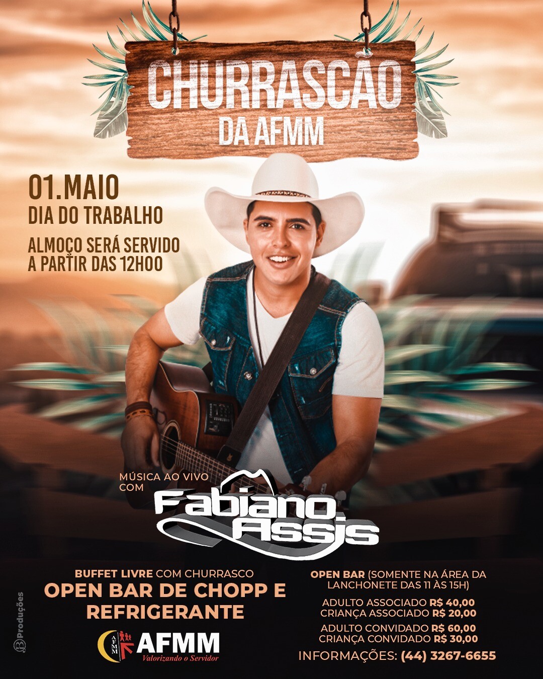 Churrasco e Open de Chopp