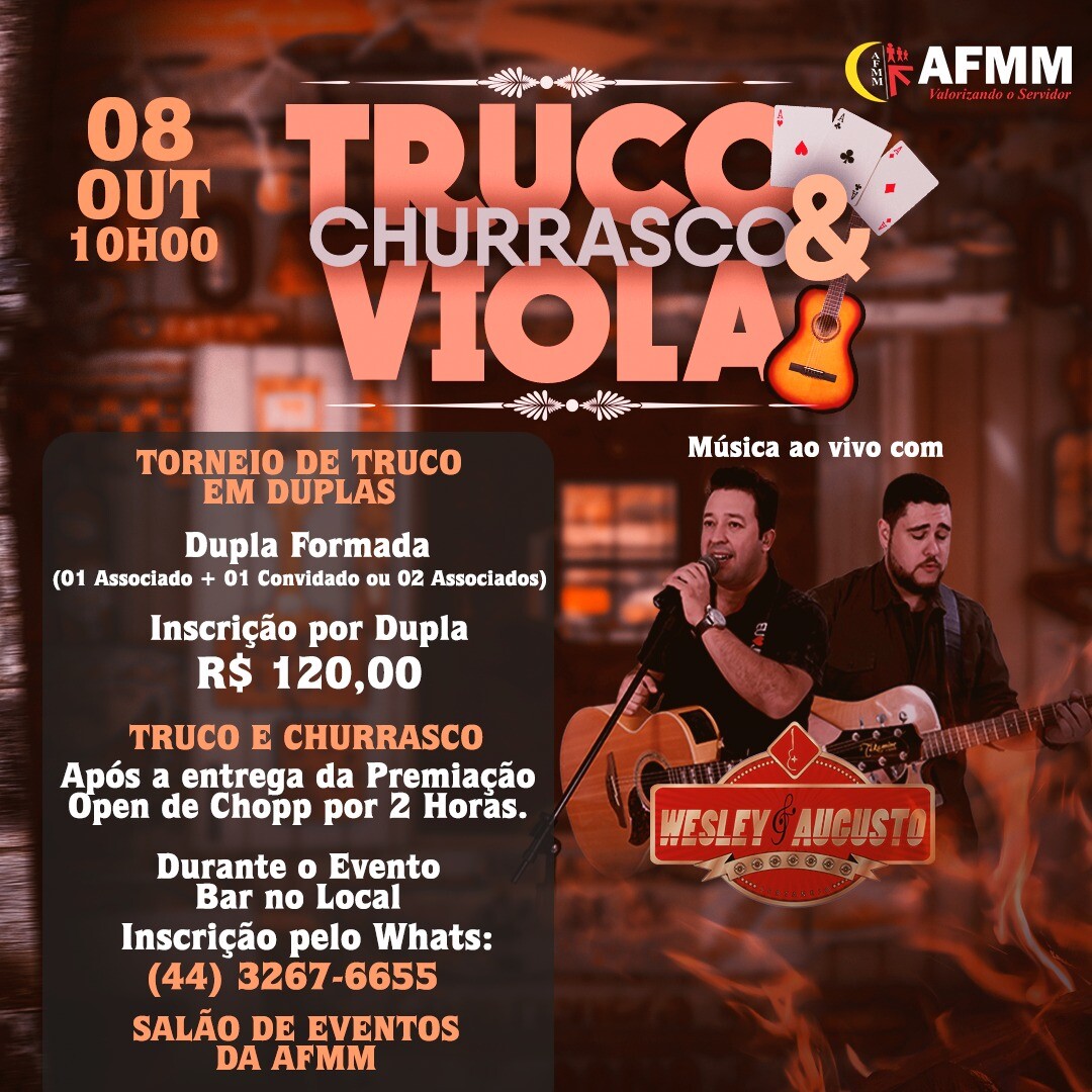 Truco, Churrasco e Viola