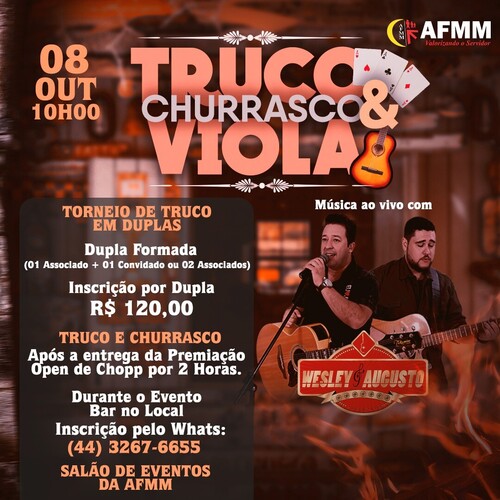 Truco, Churrasco e Viola