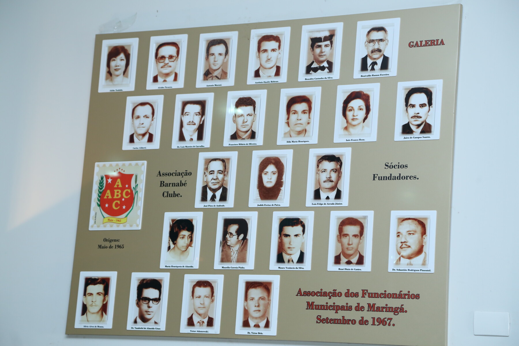 Fotos dos s�cios fundadores da AFMM