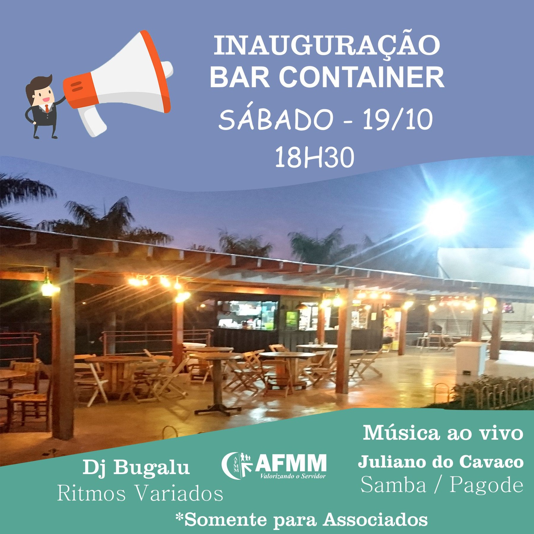 Inaugura��o Bar Container