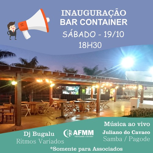 Inaugura��o Bar Container