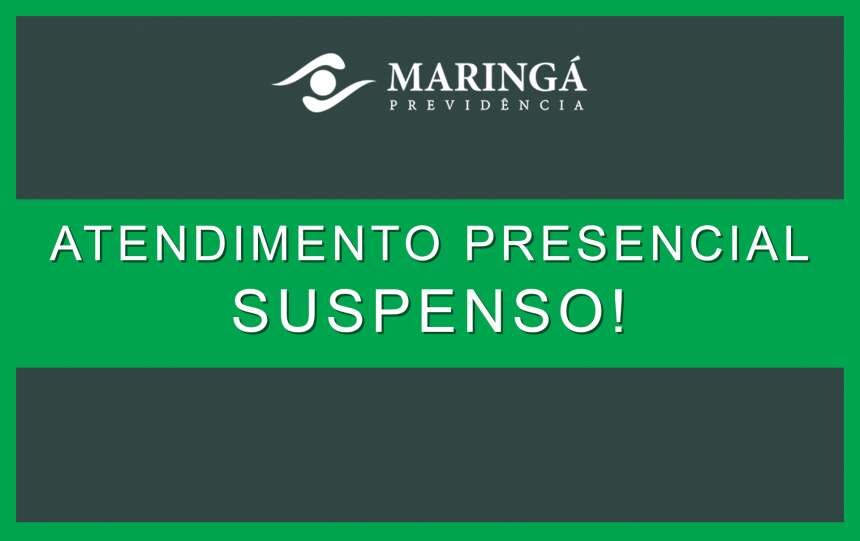 Suspens�o do atendimento presencial devido a COVID.19