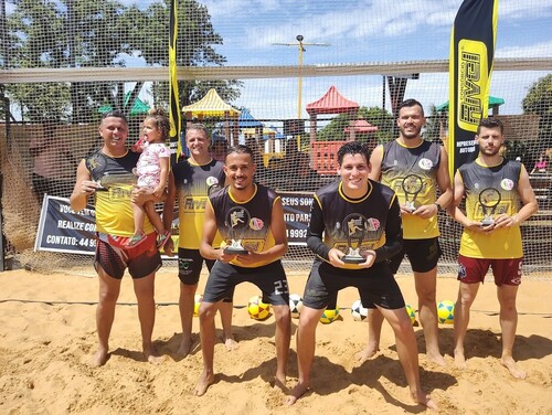 Z� Marasca e Gabriel conquistam o t�tulo de Campe�o do Torneio Interno de Futev�lei da AFMM
