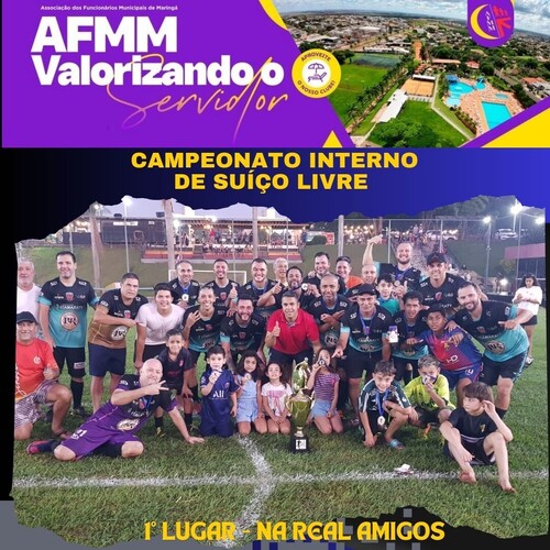 NA REAL AMIGOS � campe� do Su��o Livre