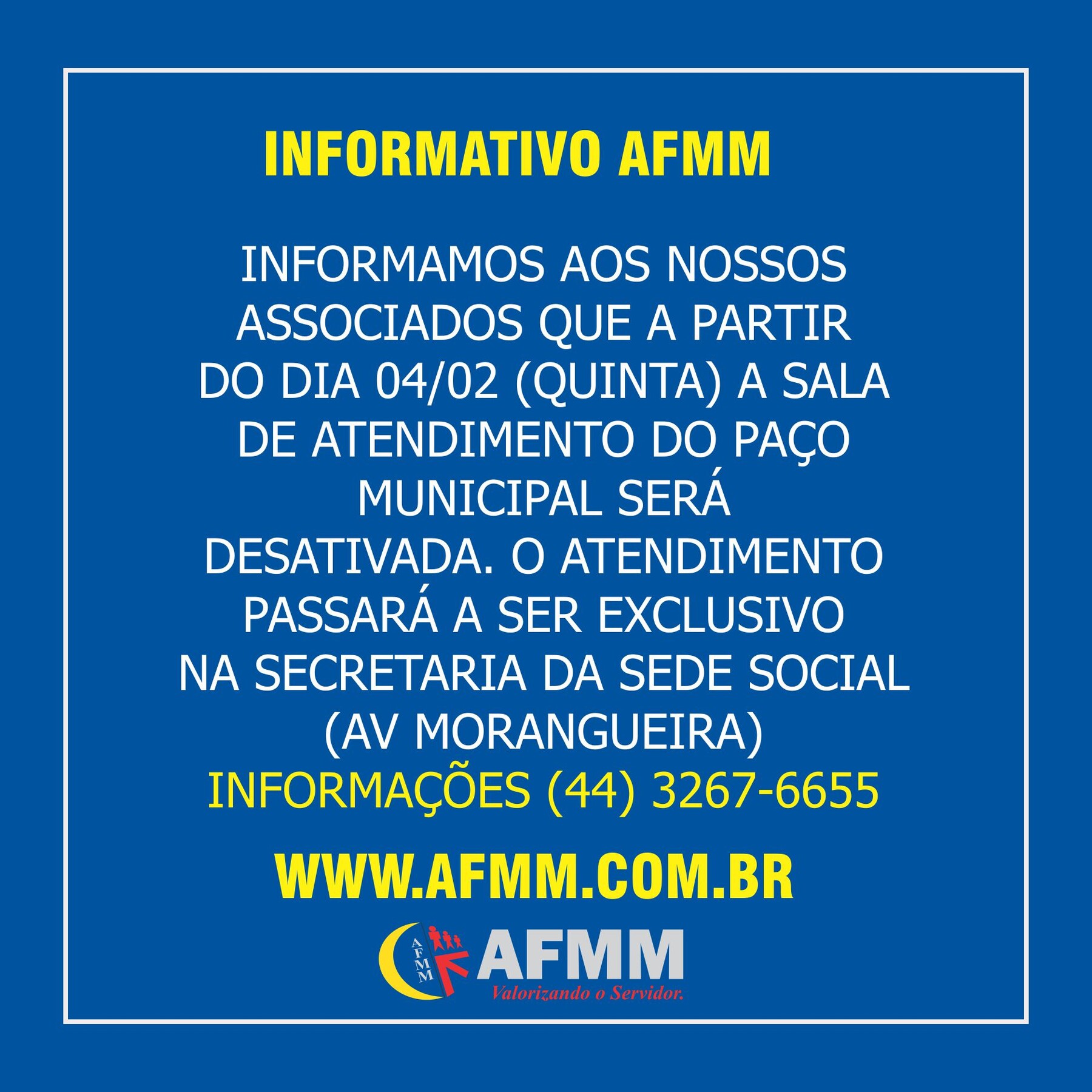Desativa��o Sala de Atendimento