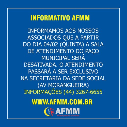 Desativa��o Sala de Atendimento