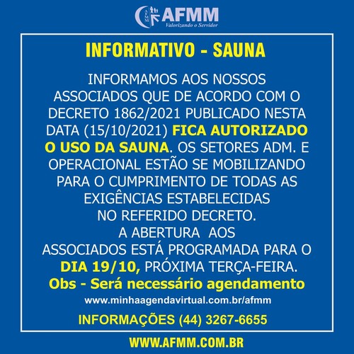 LIBERA��O DA SAUNA