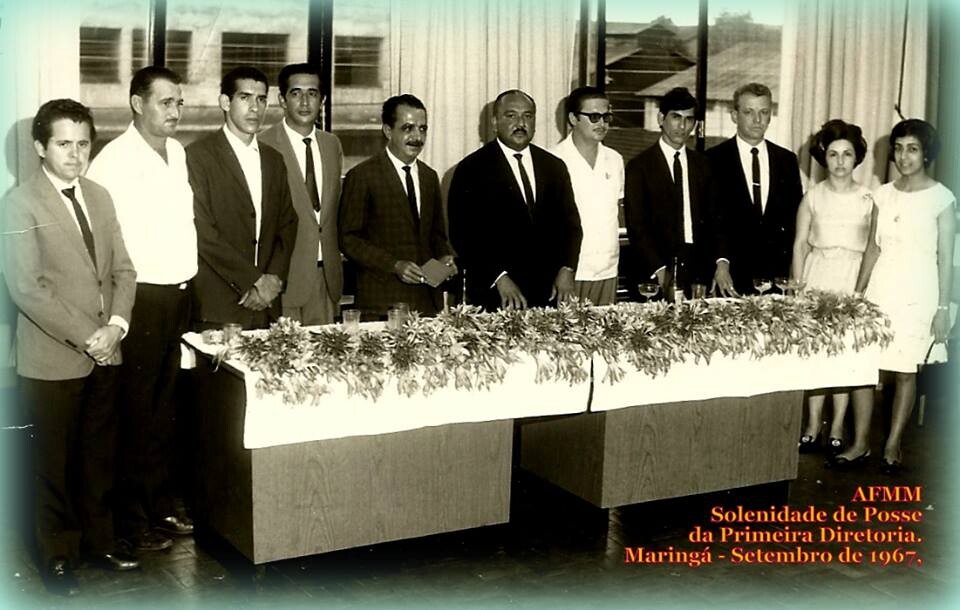 Posse da 1� diretoria da AFMM