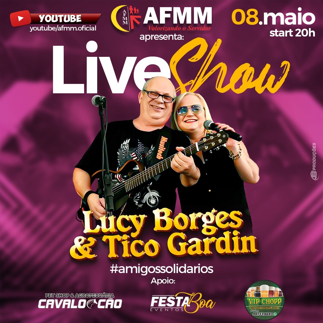 Live Show - Lucy Borges e Tico Gardin