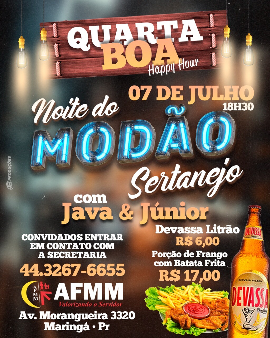 M�sica ao Vivo na Lanchonete