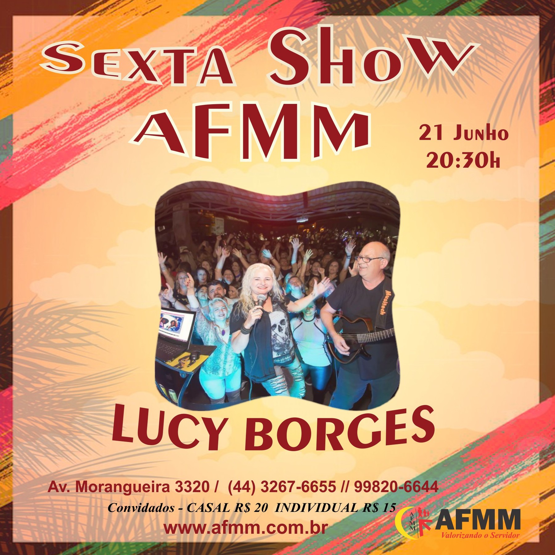 Lucy Borges na Lanchonete da AFMM