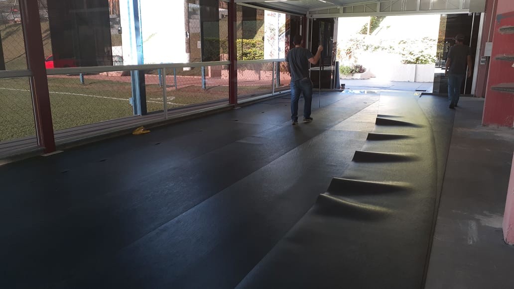 Nova Ala da Academia recebe piso especial